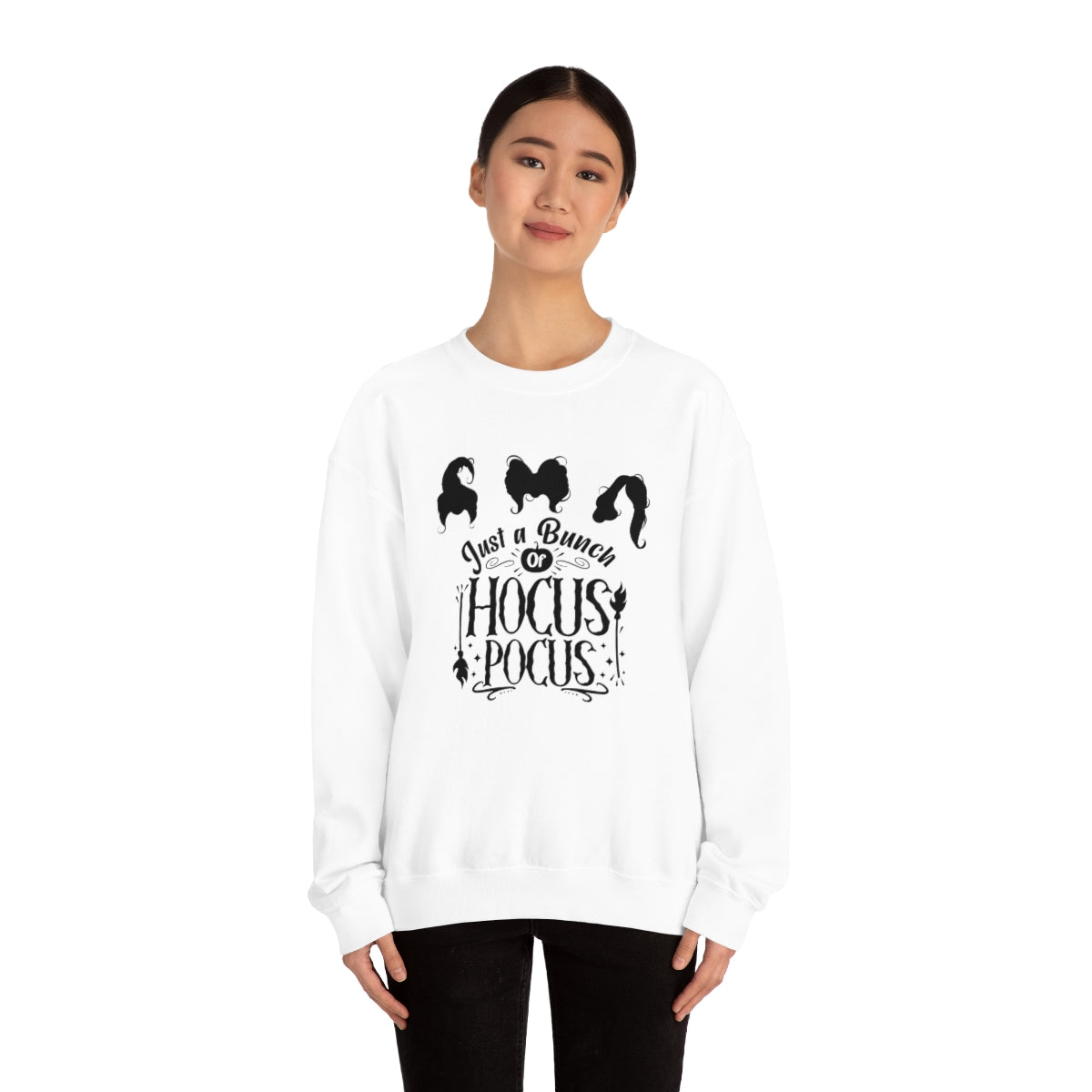 Hocus Pocus Sweatshirt, Unisex Crewneck Sweatshirt, Sanderson Sisters Sweatshirt, Halloween Party Shirts, Halloween Outfit,Spooky Hoodie