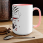 Whatever You Do, Don't Fall Asleep Mug, Freddy Krueger, Two-Tone Coffee Mugs, Halloween Mug, Fall Coffee Mug, Autumn Mug, Best Friend Gift, Spooky Love, Cocoa Mug