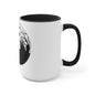 Skulls Talking In The Grave Mug, Two-Tone Coffee Mugs, Halloween Mug, Fall Coffee Mug, Autumn Mug, Best Friend Gift, Spooky Love, Cocoa Mug