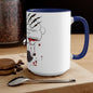 Whatever You Do, Don't Fall Asleep Mug, Freddy Krueger, Two-Tone Coffee Mugs, Halloween Mug, Fall Coffee Mug, Autumn Mug, Best Friend Gift, Spooky Love, Cocoa Mug