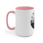 Skulls Talking In The Grave Mug, Two-Tone Coffee Mugs, Halloween Mug, Fall Coffee Mug, Autumn Mug, Best Friend Gift, Spooky Love, Cocoa Mug