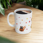 Little Cat with Pumpkin Coffee Mug, Halloween Mug, Cat with Pumpkin Coffee Cup, Fall Coffee Mug, Autumn Mug, Best Friend Gift, Spooky Love, Cocoa Mug