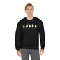 Mini Ghosts Crewneck Sweatshirt, Unisex Heavy Blend, Halloween Hoodie, Cute Halloween Gifts