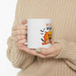 Dogs Hiding In Pumpkins Coffee Mug, Halloween Mug, Fall Coffee Mug, Autumn Mug, Best Friend Gift, Spooky Love, Cocoa Mug