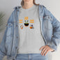 Woof, Glup, Meow Shirt, Unisex Heavy Cotton Tee, Halloween Hoodie, Cute Halloween Gifts