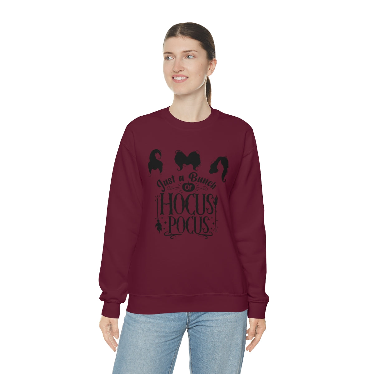 Hocus Pocus Sweatshirt, Unisex Crewneck Sweatshirt, Sanderson Sisters Sweatshirt, Halloween Party Shirts, Halloween Outfit,Spooky Hoodie