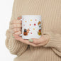 Little Cat with Pumpkin Coffee Mug, Halloween Mug, Cat with Pumpkin Coffee Cup, Fall Coffee Mug, Autumn Mug, Best Friend Gift, Spooky Love, Cocoa Mug
