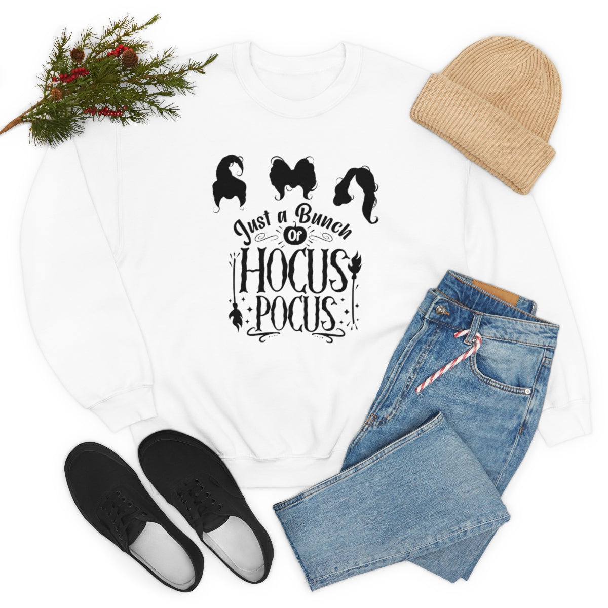 Hocus Pocus Sweatshirt, Unisex Crewneck Sweatshirt, Sanderson Sisters Sweatshirt, Halloween Party Shirts, Halloween Outfit,Spooky Hoodie