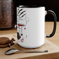 Whatever You Do, Don't Fall Asleep Mug, Freddy Krueger, Two-Tone Coffee Mugs, Halloween Mug, Fall Coffee Mug, Autumn Mug, Best Friend Gift, Spooky Love, Cocoa Mug
