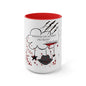 Whatever You Do, Don't Fall Asleep Mug, Freddy Krueger, Two-Tone Coffee Mugs, Halloween Mug, Fall Coffee Mug, Autumn Mug, Best Friend Gift, Spooky Love, Cocoa Mug