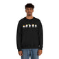 Mini Ghosts Crewneck Sweatshirt, Unisex Heavy Blend, Halloween Hoodie, Cute Halloween Gifts