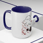 Whatever You Do, Don't Fall Asleep Mug, Freddy Krueger, Two-Tone Coffee Mugs, Halloween Mug, Fall Coffee Mug, Autumn Mug, Best Friend Gift, Spooky Love, Cocoa Mug