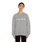 Mini Ghosts Crewneck Sweatshirt, Unisex Heavy Blend, Halloween Hoodie, Cute Halloween Gifts