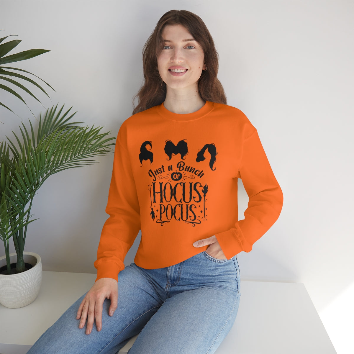 Hocus Pocus Sweatshirt, Unisex Crewneck Sweatshirt, Sanderson Sisters Sweatshirt, Halloween Party Shirts, Halloween Outfit,Spooky Hoodie