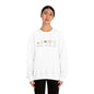 Mini Ghosts Crewneck Sweatshirt, Unisex Heavy Blend, Halloween Hoodie, Cute Halloween Gifts