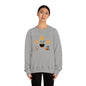 Woof, Glup, Meow Crewneck Sweatshirt, Unisex Heavy Blend, Halloween Hoodie, Cute Halloween Gifts