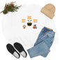 Woof, Glup, Meow Crewneck Sweatshirt, Unisex Heavy Blend, Halloween Hoodie, Cute Halloween Gifts