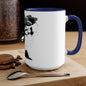 Ghost Cat Calling The Witch From The Tree Mug, Two-Tone Coffee Mugs, Halloween Mug, Fall Coffee Mug, Autumn Mug, Best Friend Gift, Spooky Love, Cocoa Mug