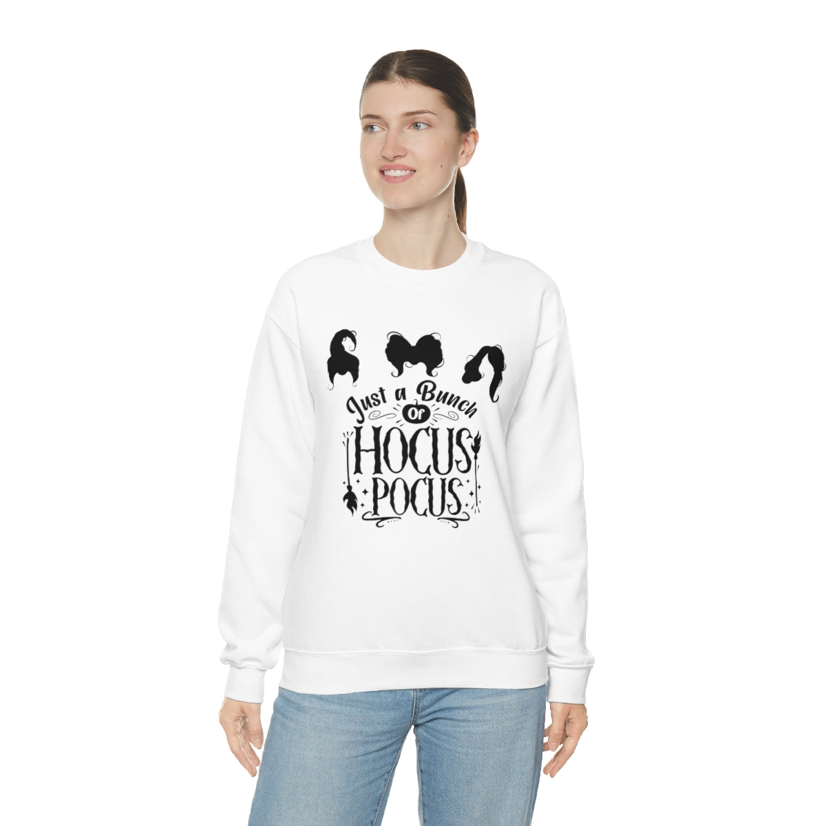Hocus Pocus Sweatshirt, Unisex Crewneck Sweatshirt, Sanderson Sisters Sweatshirt, Halloween Party Shirts, Halloween Outfit,Spooky Hoodie