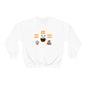 Woof, Glup, Meow Crewneck Sweatshirt, Unisex Heavy Blend, Halloween Hoodie, Cute Halloween Gifts