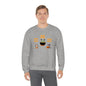 Woof, Glup, Meow Crewneck Sweatshirt, Unisex Heavy Blend, Halloween Hoodie, Cute Halloween Gifts