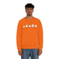 Mini Ghosts Crewneck Sweatshirt, Unisex Heavy Blend, Halloween Hoodie, Cute Halloween Gifts