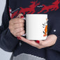 Dogs Hiding In Pumpkins Coffee Mug, Halloween Mug, Fall Coffee Mug, Autumn Mug, Best Friend Gift, Spooky Love, Cocoa Mug