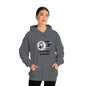 Vampire Wolfdog Under The Moon Hooded Sweatshirt, Unisex Heavy Blend, Halloween Hoodie, Cute Halloween Gifts