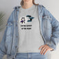 Vampire Wolfdog Under The Moon Shirt, Unisex Heavy Cotton Tee, Halloween Hoodie, Cute Halloween Gifts