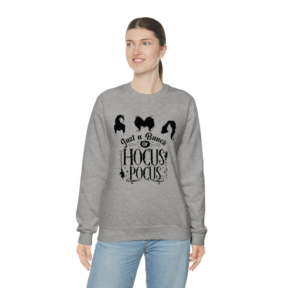 Hocus Pocus Sweatshirt, Unisex Crewneck Sweatshirt, Sanderson Sisters Sweatshirt, Halloween Party Shirts, Halloween Outfit,Spooky Hoodie