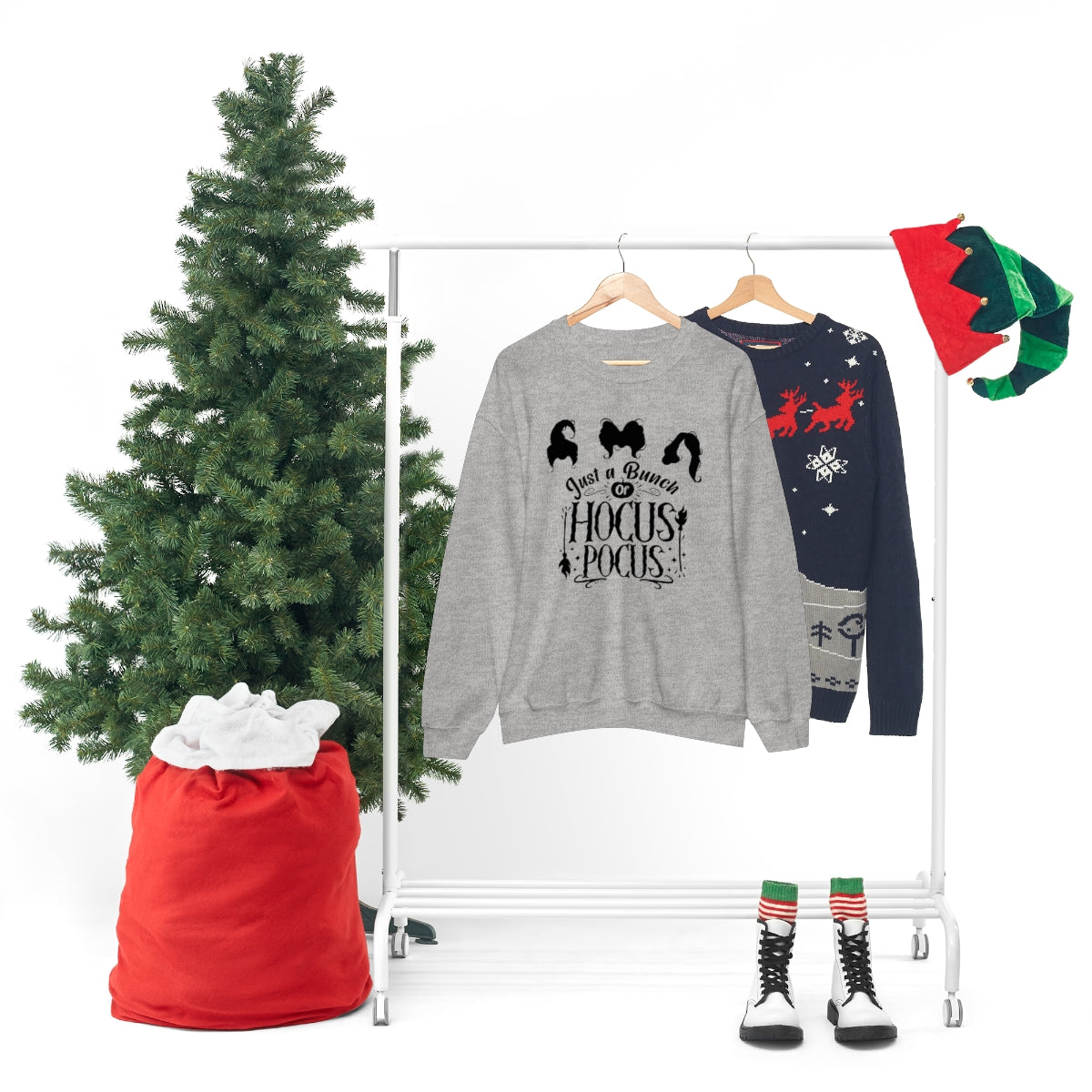 Hocus Pocus Sweatshirt, Unisex Crewneck Sweatshirt, Sanderson Sisters Sweatshirt, Halloween Party Shirts, Halloween Outfit,Spooky Hoodie