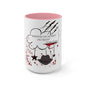 Whatever You Do, Don't Fall Asleep Mug, Freddy Krueger, Two-Tone Coffee Mugs, Halloween Mug, Fall Coffee Mug, Autumn Mug, Best Friend Gift, Spooky Love, Cocoa Mug