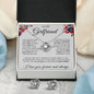 To My Girlfriend | Love Knot Earring And Necklace