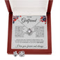 To My Girlfriend | Love Knot Earring And Necklace