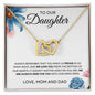 To Our Daughter | Interlocking Hearts Necklace
