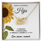 Para Mi Adorada Hija | Corazones entrelazados