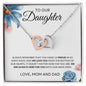 To Our Daughter | Interlocking Hearts Necklace
