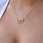 To Our Daughter | Interlocking Hearts Necklace