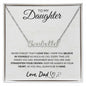 To My Daughter | Personalized Name Necklace