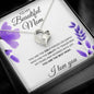 To My Beautiful Mom | Forever Love Necklace