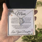 To My Loving Mom | Forever Love Necklace