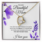 To My Beautiful Mom | Forever Love Necklace