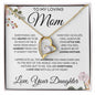 To My Loving Mom | Forever Love Necklace