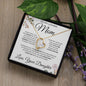To My Loving Mom | Forever Love Necklace
