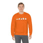 Mini Ghosts Crewneck Sweatshirt, Unisex Heavy Blend, Halloween Hoodie, Cute Halloween Gifts