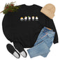 Mini Ghosts Crewneck Sweatshirt, Unisex Heavy Blend, Halloween Hoodie, Cute Halloween Gifts