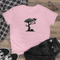 Ghost Cat Calling The Witch From The Tree Midweight Cotton Tee, Halloween Hoodie, Cute Halloween Gifts