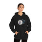 Vampire Wolfdog Under The Moon Hooded Sweatshirt, Unisex Heavy Blend, Halloween Hoodie, Cute Halloween Gifts