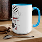 Whatever You Do, Don't Fall Asleep Mug, Freddy Krueger, Two-Tone Coffee Mugs, Halloween Mug, Fall Coffee Mug, Autumn Mug, Best Friend Gift, Spooky Love, Cocoa Mug