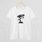 Ghost Cat Calling The Witch From The Tree Midweight Cotton Tee, Halloween Hoodie, Cute Halloween Gifts